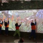 赤外線レーザーとマルチタッチインタラクティブプロジェクションシステム