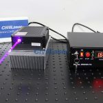 405nm 12W 青紫色レーザー 強力なレーザービーム