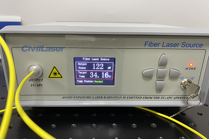1550nm 2.64kHz 狭線幅レーザー PM ファイバー出力