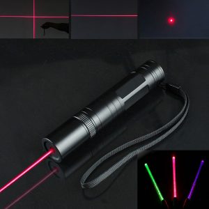 線形/十字線 レーザーペン 緑い 532nm 50mw /赤い 650nm 100mW レーザーポインター