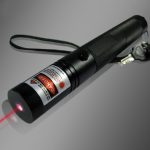 250mW  660nm 赤色レーザーポインター 安全キー付き